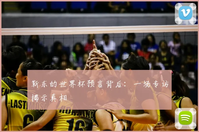 靳东的世界杯预言背后：一场专访揭示真相
